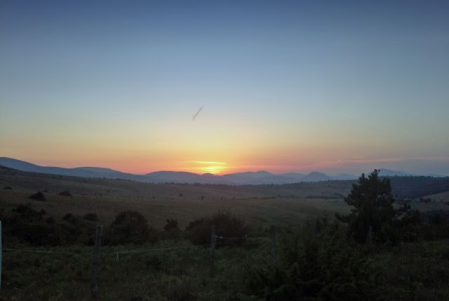 grande anello sibillini tramonto